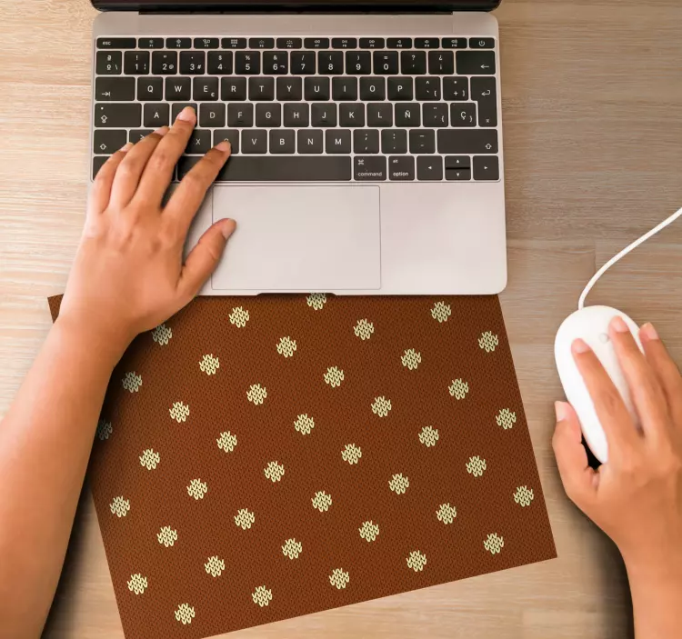 Mouse pad com texturas e padrões de pontos elegantes - TenStickers
