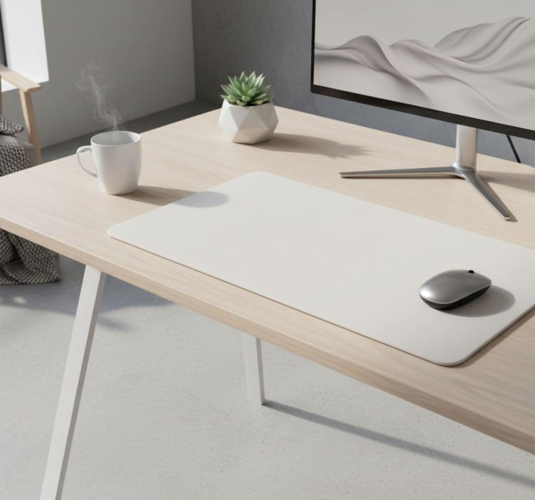 Mouse pad com texturas e padrões na cor "dançarino das nuvens" - TenStickers