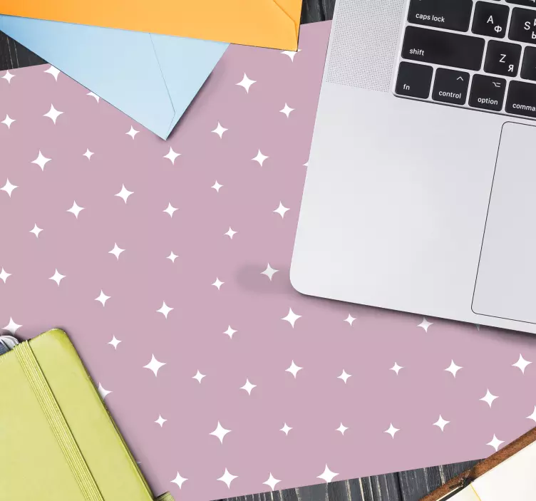 Mouse pad com texturas e padrões estrelas brilhantes - TenStickers