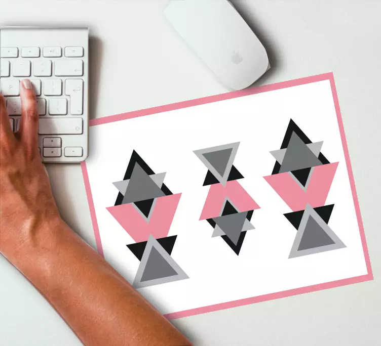 Mouse pad com texturas e padrões exibição geométrica - TenStickers