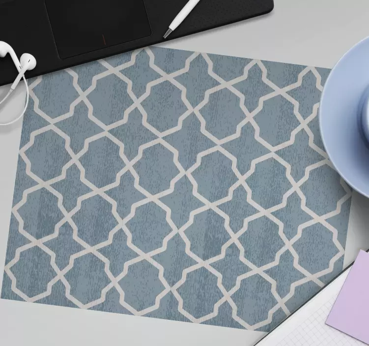 Mouse pad com texturas e padrões geométricos elegantes - TenStickers