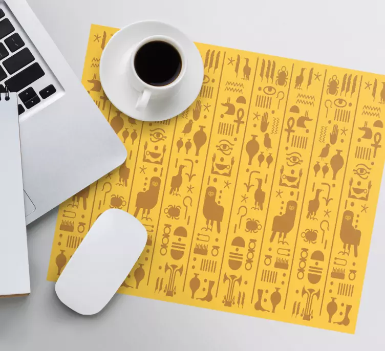 Mouse pad com texturas e padrões motivo animal abstrato - TenStickers