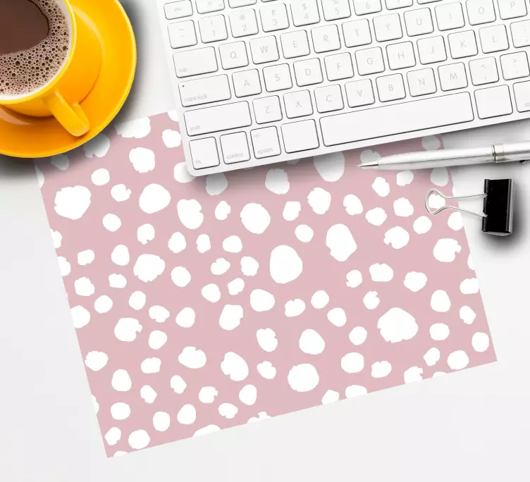 Mouse pad com texturas e padrões padrão de pontos macios - TenStickers