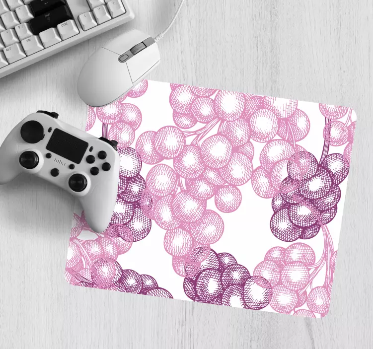 Mouse pad com texturas e padrões padrão de videira - TenStickers