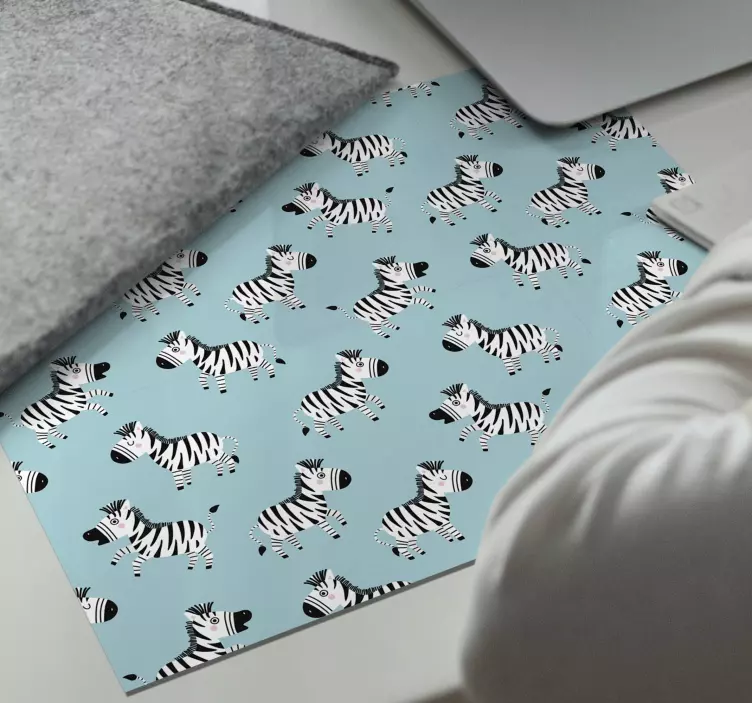 Mouse pad com texturas e padrões padrão de zebra - TenStickers