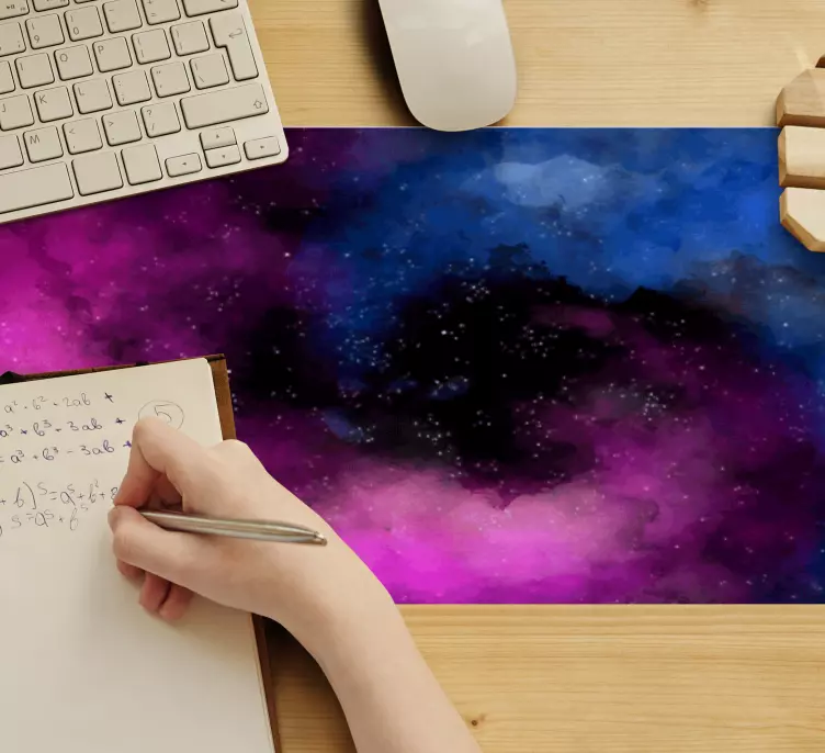 Mouse pad com texturas e padrões splash espacial cósmico - TenStickers