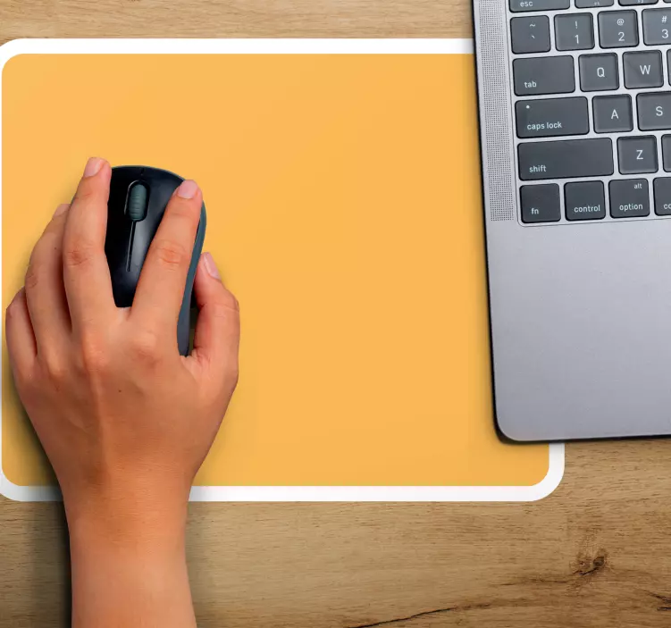 Mouse pad com texturas e padrões superfície laranja simples - TenStickers