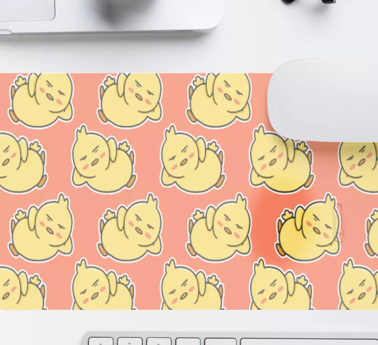 Mouse pad de anime com personagens de desenho fofos - TenStickers