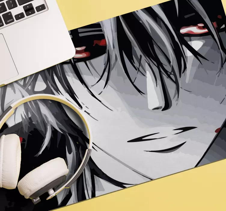 Mouse pad de anime personagem de anime intenso - TenStickers