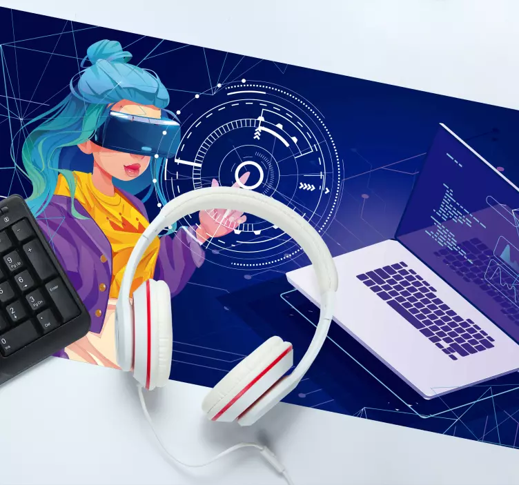 Mouse pad de gaming experiência de realidade virtual - TenStickers