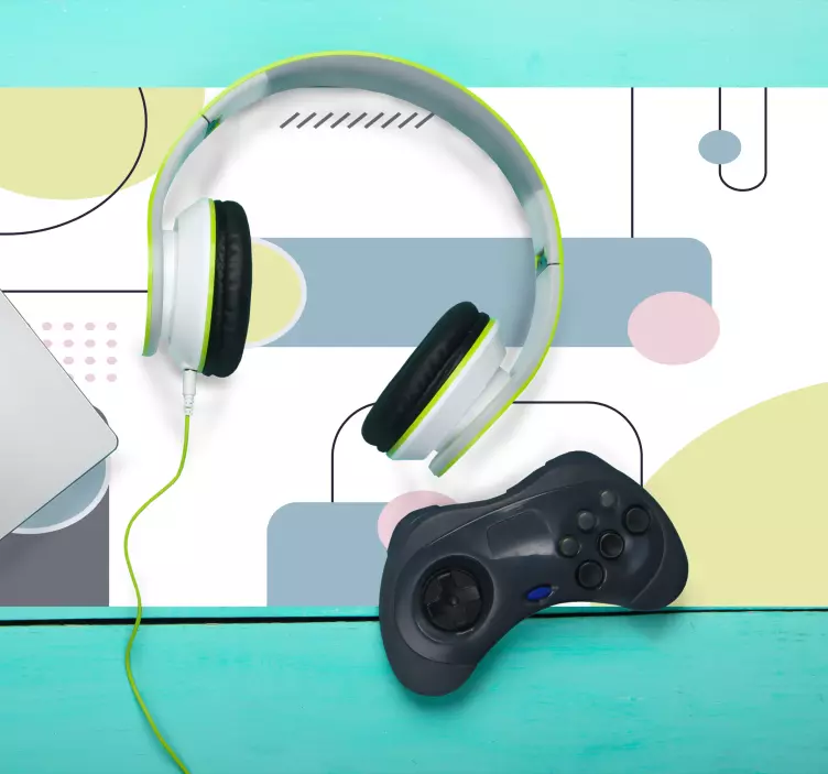 Mouse pad de gaming formas geométricas modernas - TenStickers