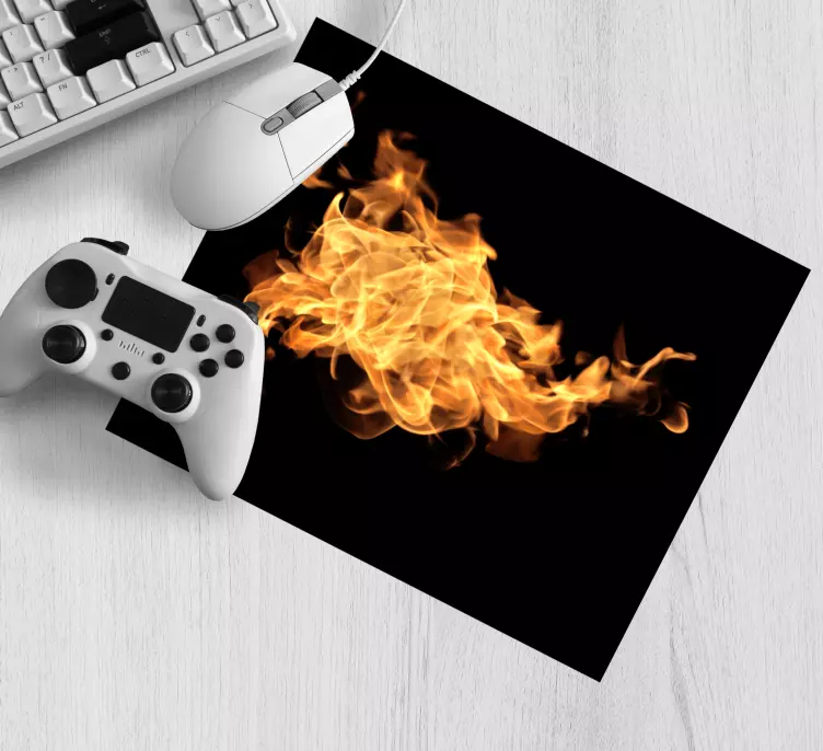 Mouse pad de gaming padrões abstratos flamejantes - TenStickers