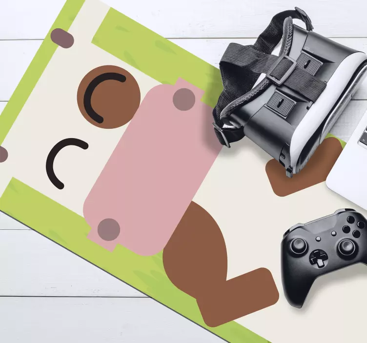 Mouse pad de gaming personagem de animal fofo - TenStickers