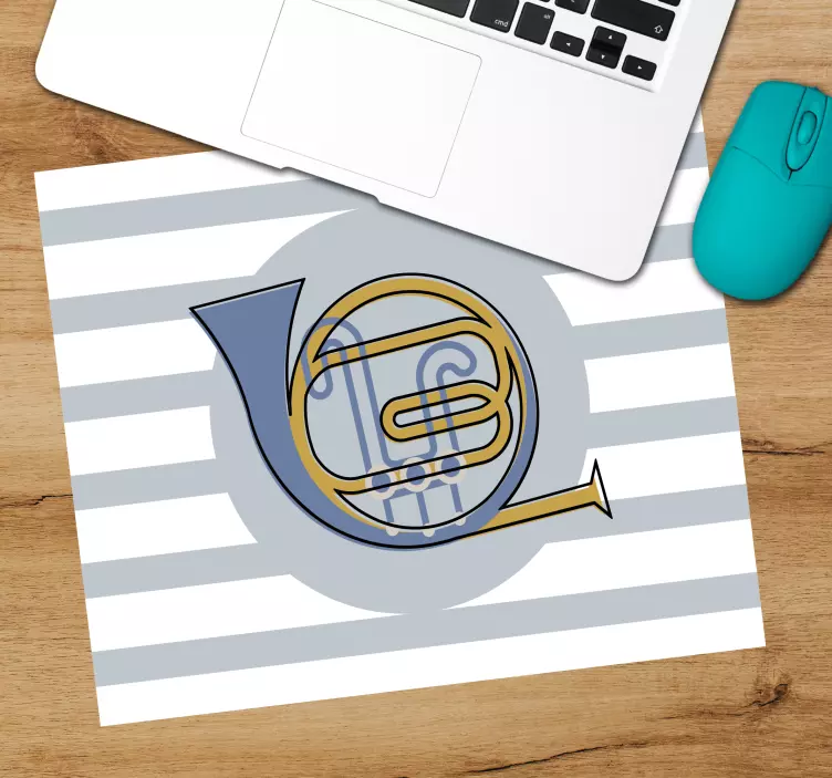 Mouse pad de gaming símbolo de instrumento musical - TenStickers