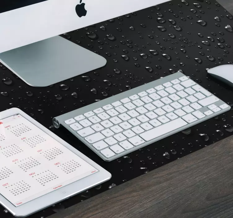 Mouse pad de gaming superfície de gotas d'Água - TenStickers