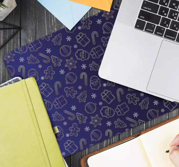 Mouse pad natal Ícones festivos de férias - TenStickers