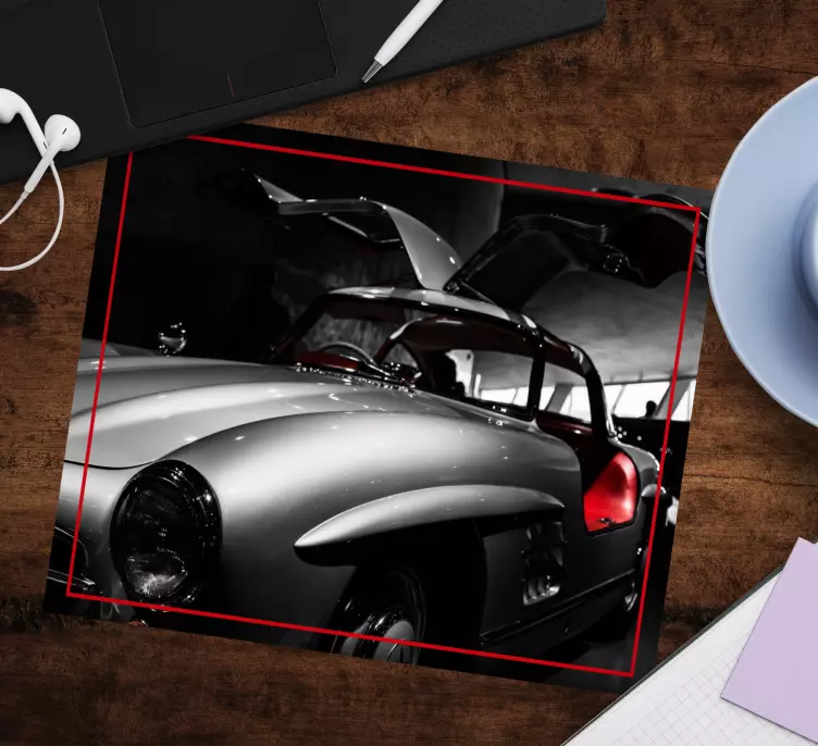 Mouse pad originais carro esportivo clássico - TenStickers