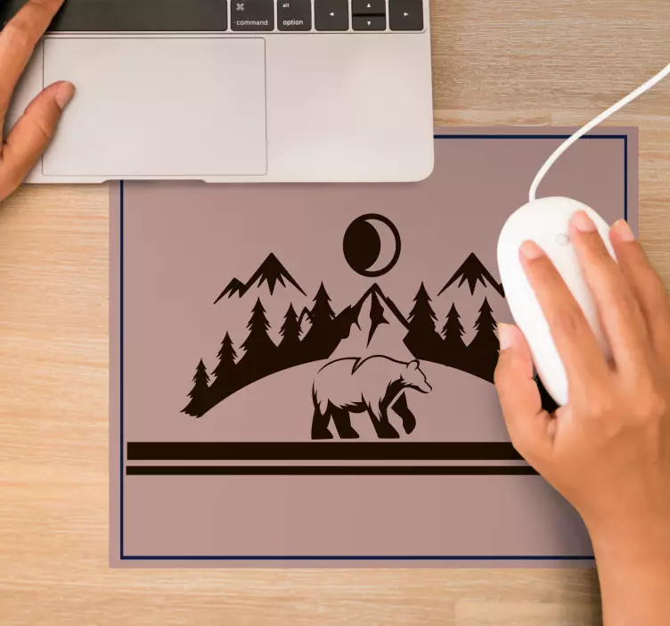 Mouse pad originais cena de paisagem montanhosa - TenStickers