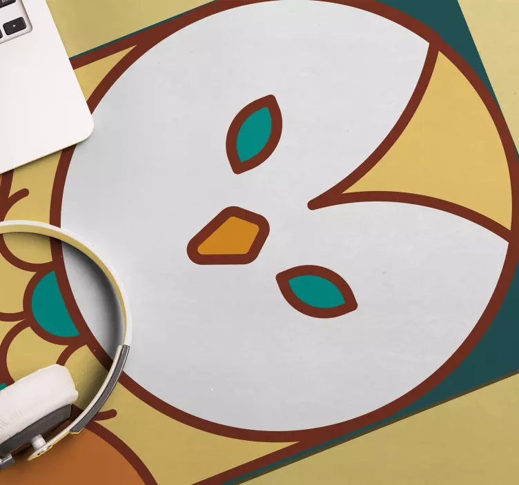 Mouse pad originais com arte de coruja divertida - TenStickers
