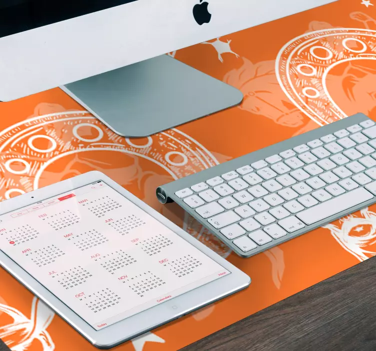 Mouse pad originais com motivo de ferradura ocidental - TenStickers