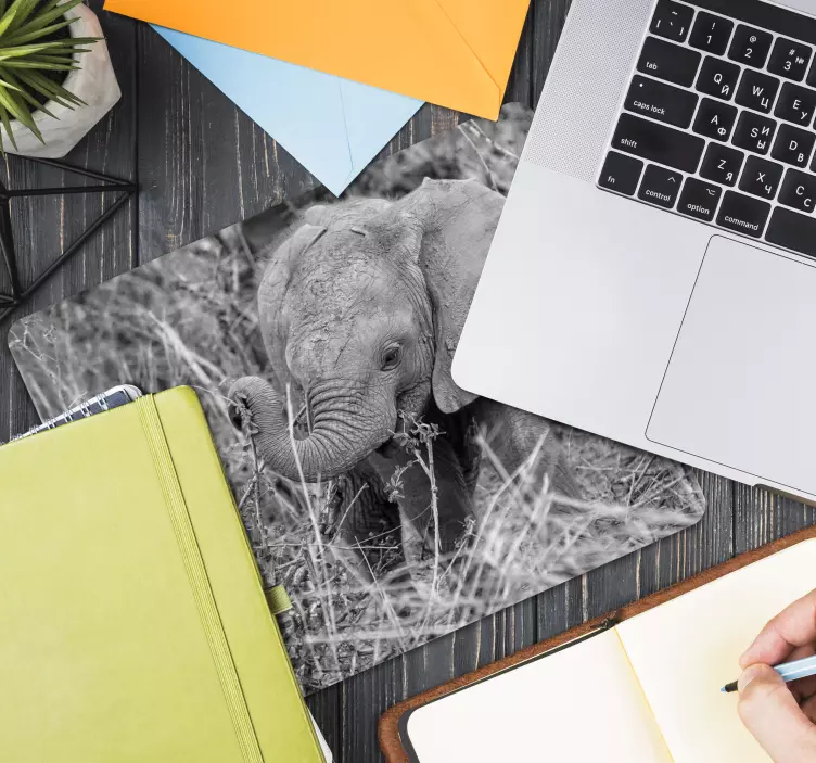 Mouse pad originais elefante bebê fofo - TenStickers