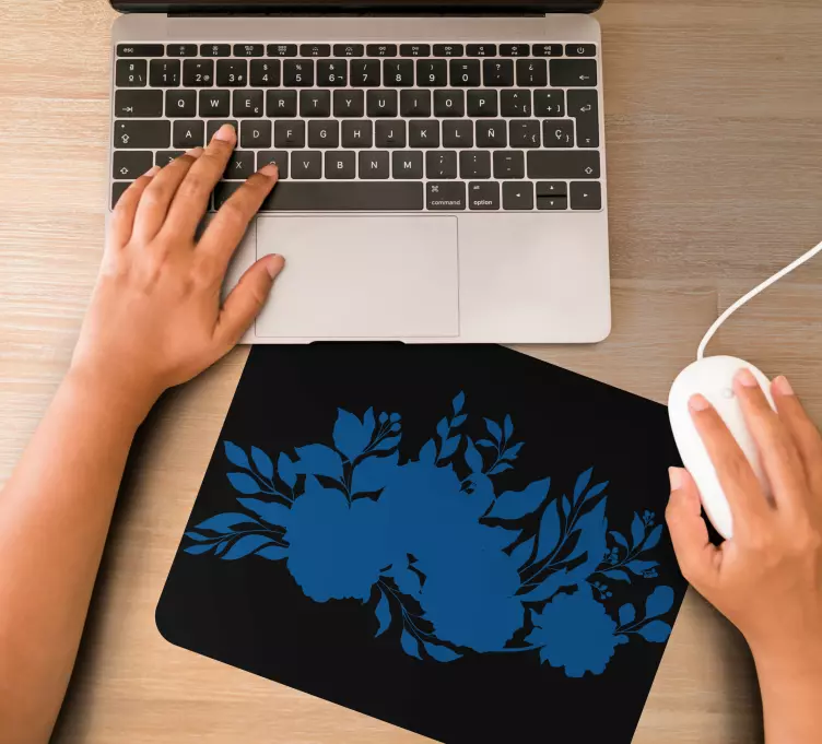 Mouse pad originais elemento folha botânica - TenStickers