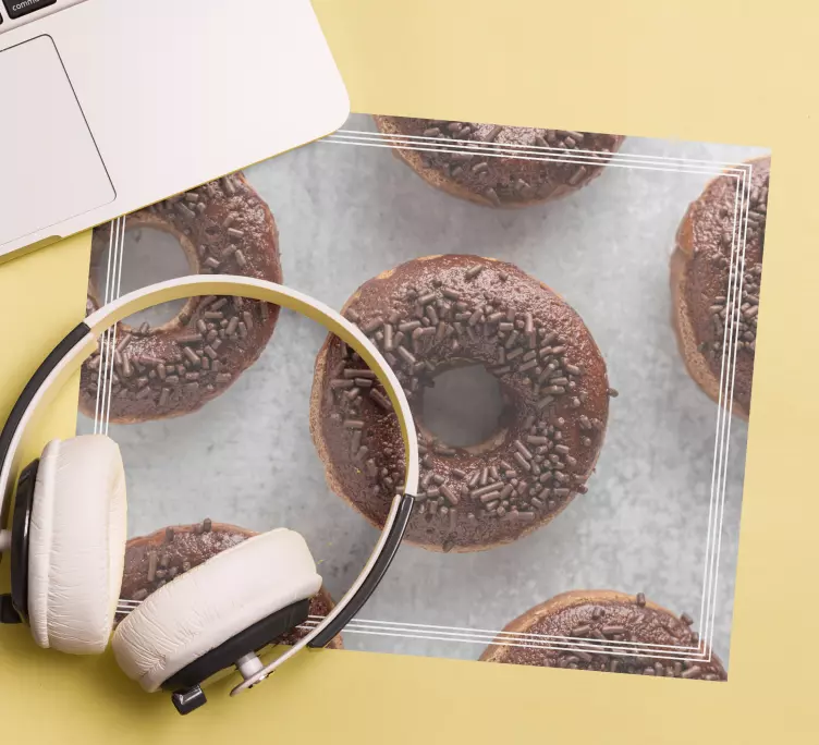 Mouse pad originais guloseimas com chocolate sprinkles - TenStickers