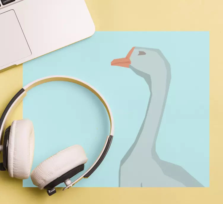 Mouse pad originais perfil geométrico de ganso - TenStickers