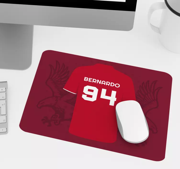 Tapetes de rato com nome T-shirtdo benfica - TenStickers