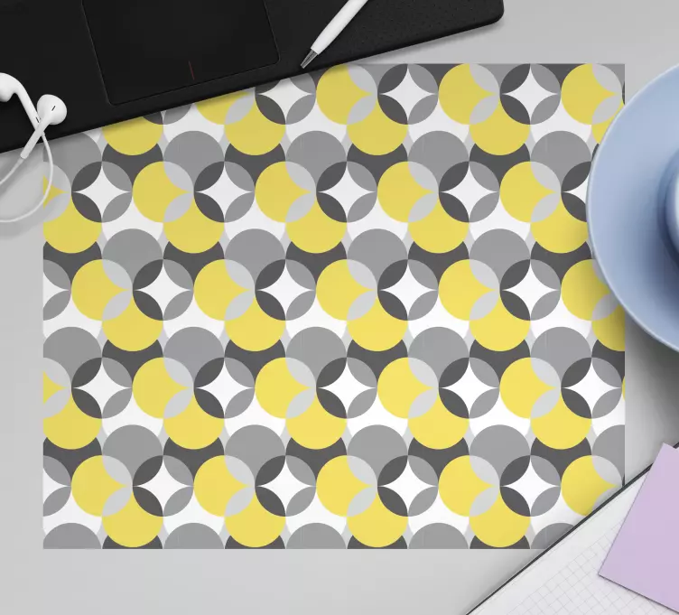 Tapetes de rato com texturas e padrões Formas pantone - TenStickers