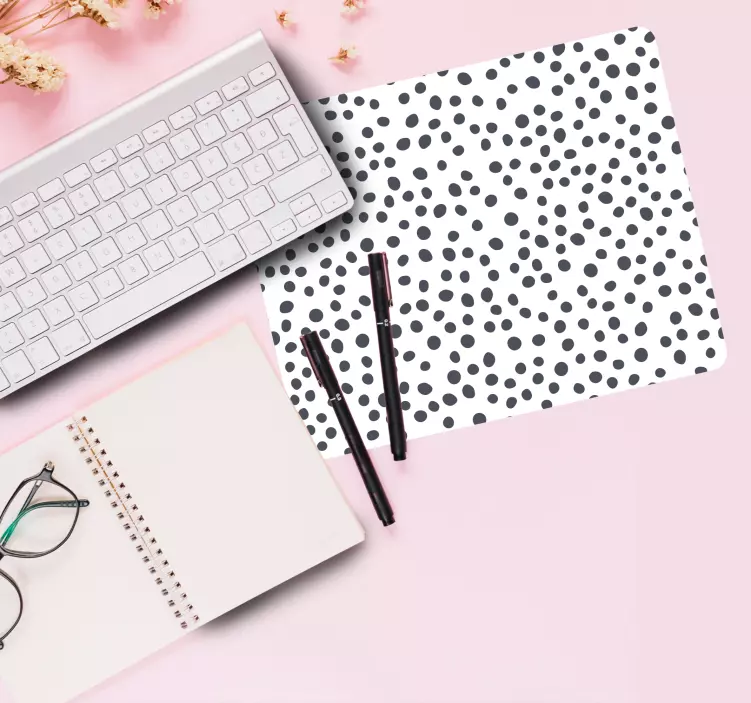 Tapetes de rato com texturas e padrões produtopontilhado "estilo  - TenStickers