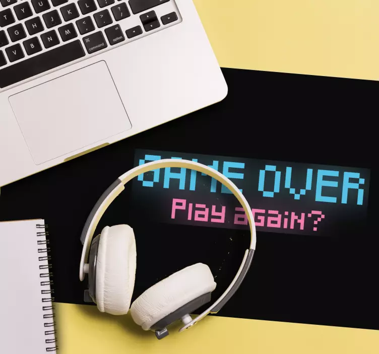 Tapetes de rato de gaming Jogo terminado de novo gráfico - TenStickers