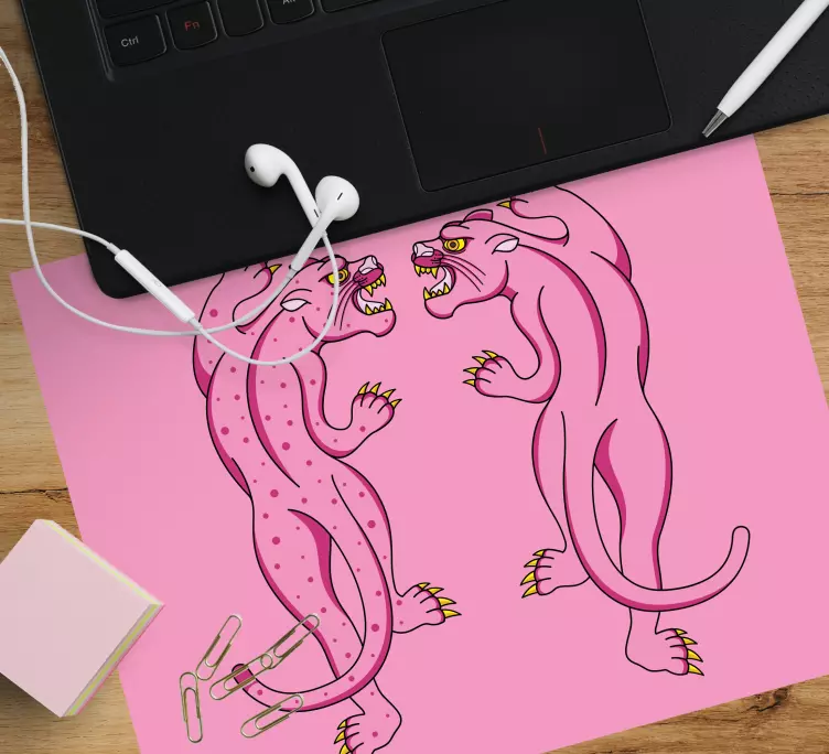 Tapetes de rato originais Pantera cor de rosa - TenStickers