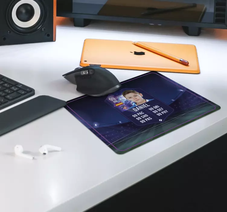 Tapetes de rato gaming cartão jogador futebol - TenStickers