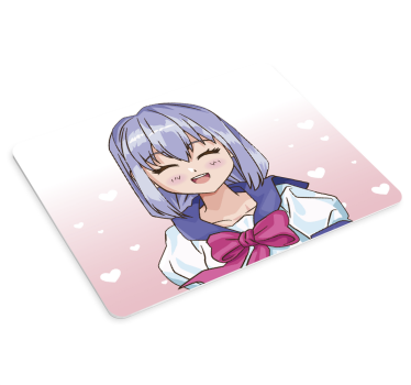 Tapetes de rato em vinil de anime Linda garota de anime - TenStickers