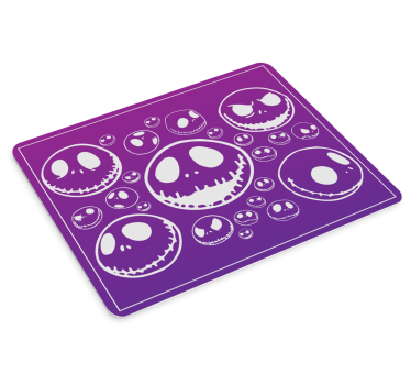 Mouse pad de anime com padrões de caveiras divertidos - TenStickers