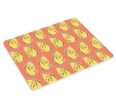 Mouse pad de anime com personagens de desenho fofos - TenStickers