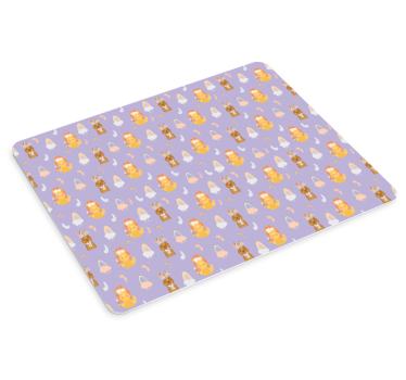 Mouse pad de anime com personagens de animais fofos - TenStickers