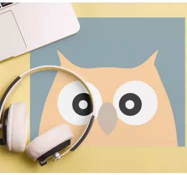 Mouse pad de anime coruja de desenho fofo - TenStickers