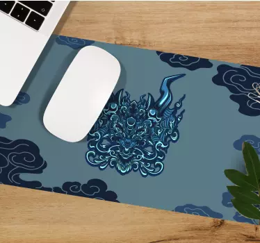 Mouse pad de anime ilustração de dragão - TenStickers