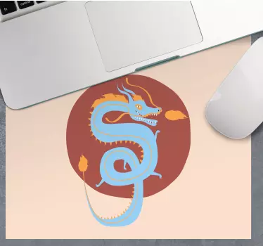 Mouse pad de anime ilustração de dragão estilizado - TenStickers