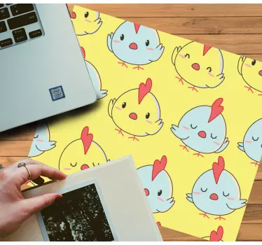 Mouse pad de anime personagens de galinhas encantadoras - TenStickers