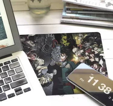 Tapetes de rato em vinil de anime Minha academia de heróis - TenStickers