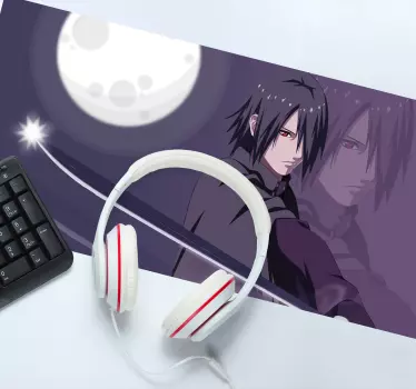 Tapetes de rato em vinil de anime Personagem de mangá zangado - TenStickers