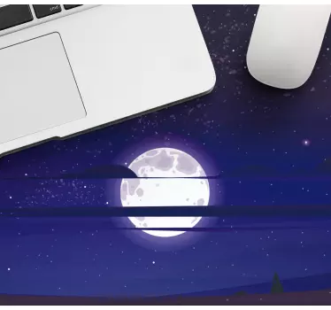 Tapetes de rato em vinil de gaming Anime grande lua - TenStickers