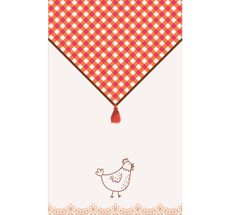 Estore de rolo para cozinha estilo country tradicional - TenStickers