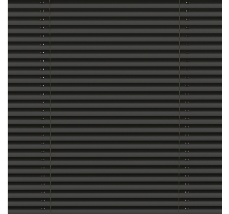 Estore de rolo para cozinha persiana preta com vãos - TenStickers