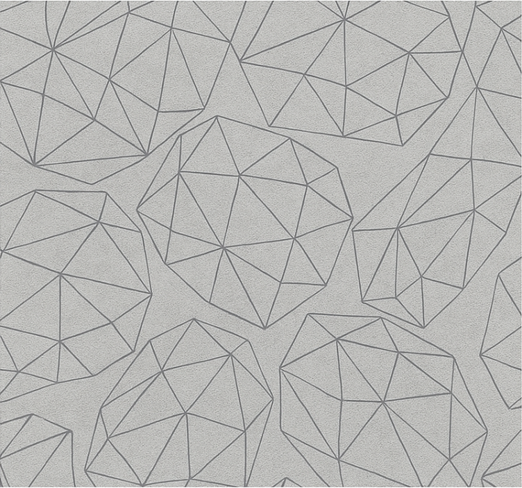 Estore de rolo casa de banho brilho prateado com pedras preciosas - TenStickers