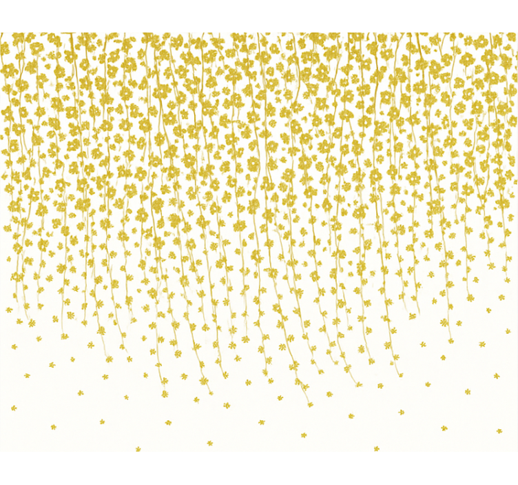 Estore de rolo casa de banho cachoeira de flores - TenStickers