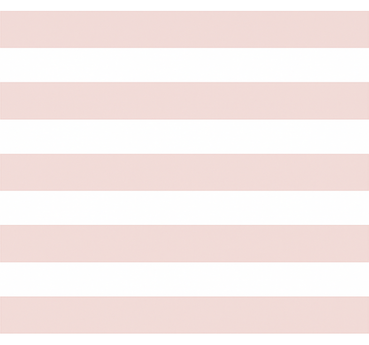 Estore de rolo infantil listras brancas e rosa - TenStickers